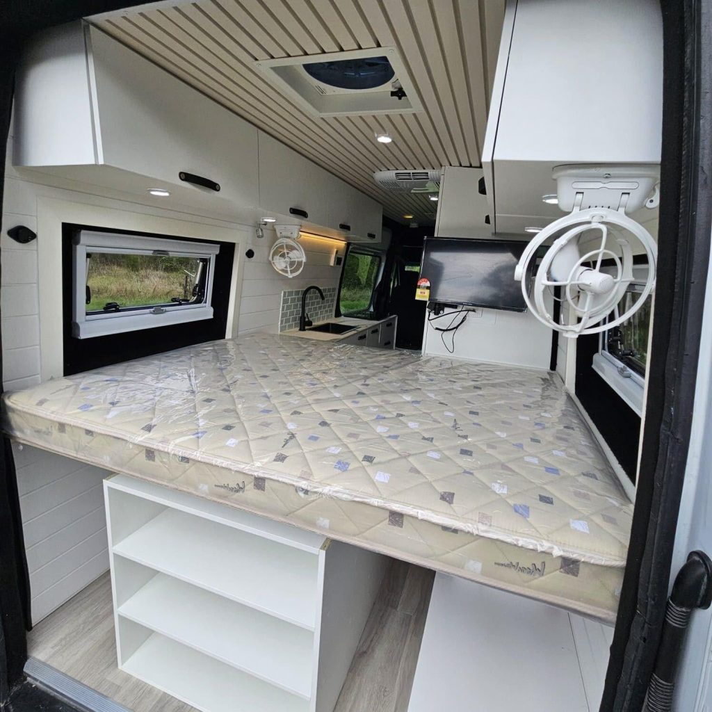 Custom off-grid campervan setup with Camper Van Solar Systems on the Sunshine Coast