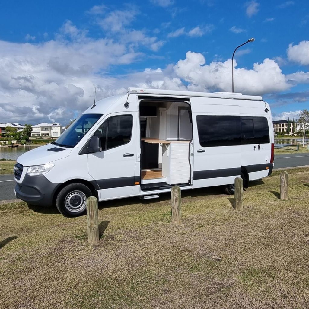Off-grid campervan conversion
